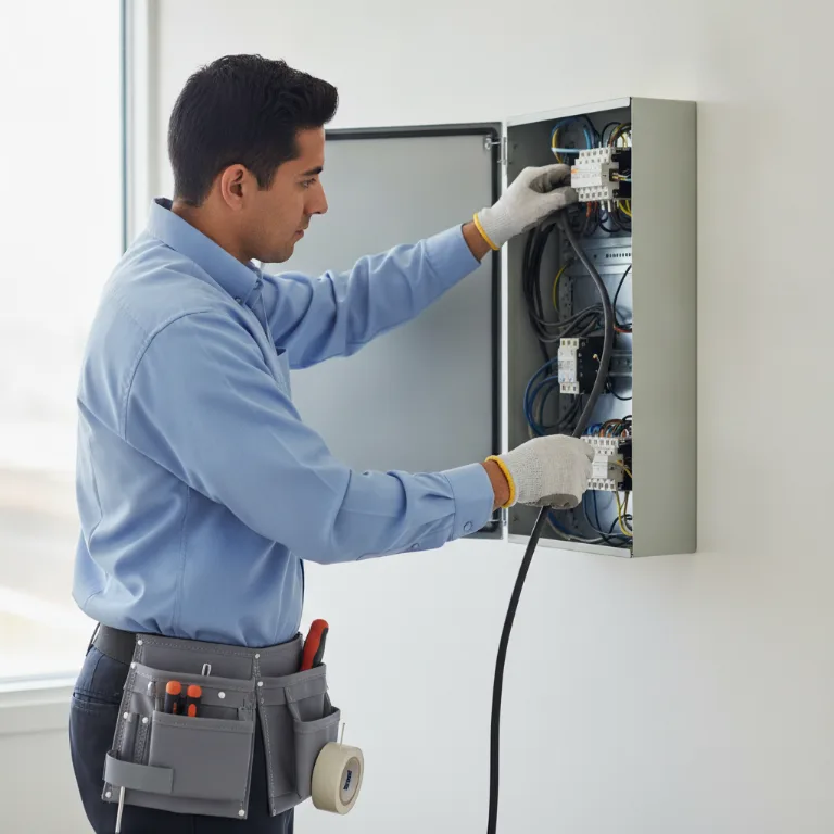 substituição quadro elétrico Caçador